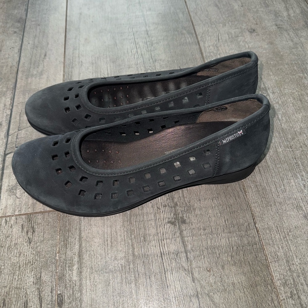 Mephisto Air Jet Leather Comfort Shoes Size 9